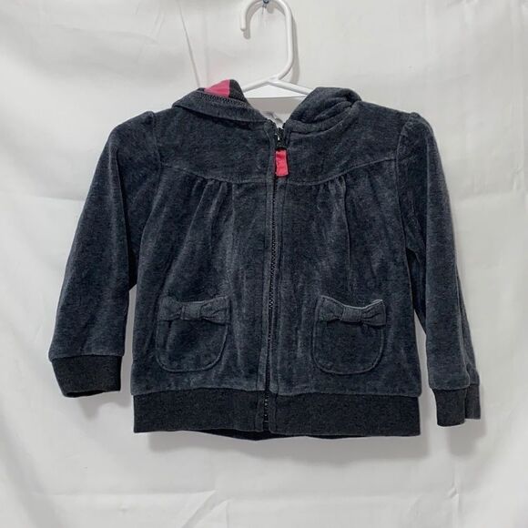 👕Velvet like Carter’s zip up sweatshirt - Picture 1 of 2